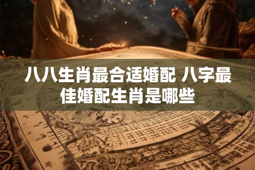 八八生肖最合适婚配 八字最佳婚配生肖是哪些