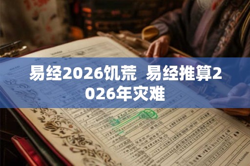 易经2026饥荒  易经推算2026年灾难