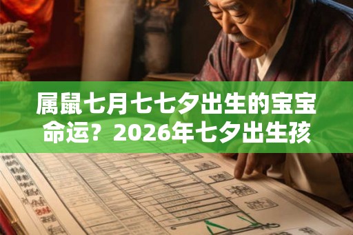 属鼠七月七七夕出生的宝宝命运?2026年七夕出生孩子什么命? 属鼠七月七七夕出生的宝宝命运?2026年七夕出生孩子什么命?