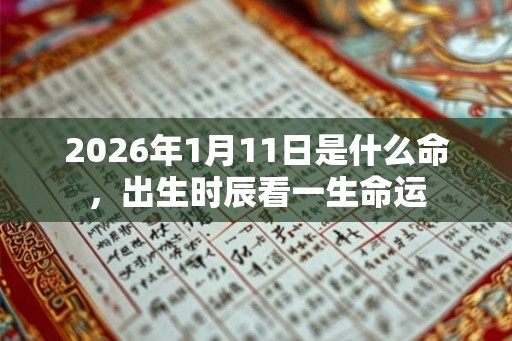 2026年1月11日是什么命，出生时辰看一生命运