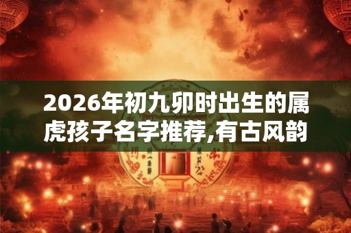 2026年初九卯时出生的属虎孩子名字推荐,有古风韵味