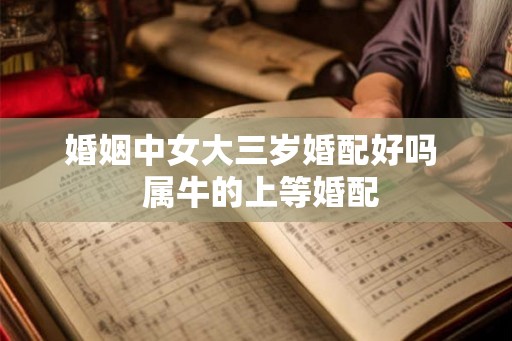 婚姻中女大三岁婚配好吗  属牛的上等婚配