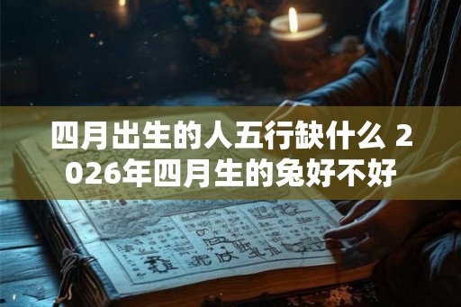 四月出生的人五行缺什么 2026年四月生的兔好不好