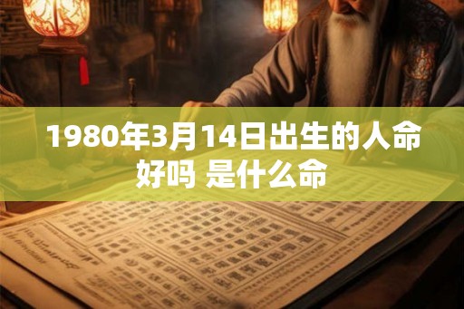 1980年3月14日出生的人命好吗 是什么命 1980年3月14日出生的人命好吗 是什么命