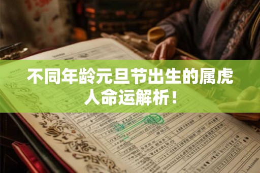 不同年龄元旦节出生的属虎人命运解析! 不同年龄元旦节出生的属虎人命运解析!