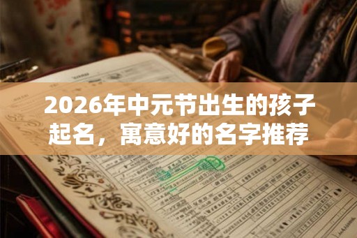 2026年中元节出生的孩子起名,寓意好的名字推荐 2026年中元节出生的孩子起名,寓意好的名字推荐