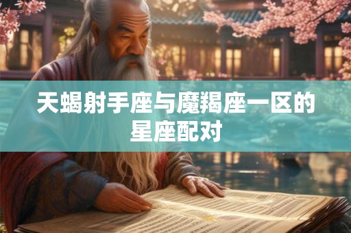 天蝎射手座与魔羯座一区的星座配对