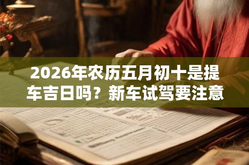 2026年农历五月初十是提车吉日吗？新车试驾要注意什么？