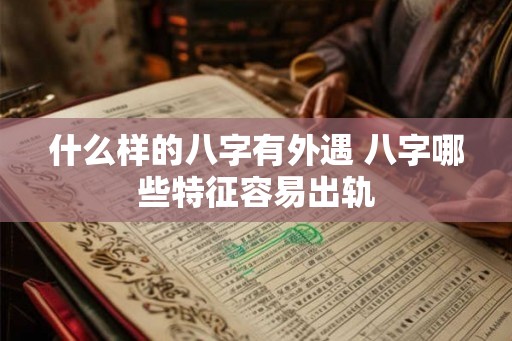 什么样的八字有外遇 八字哪些特征容易出轨