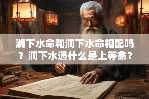 涧下水命和涧下水命相配吗？涧下水遇什么是上等命？