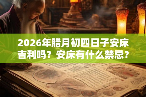 2026年腊月初四日子安床吉利吗？安床有什么禁忌？