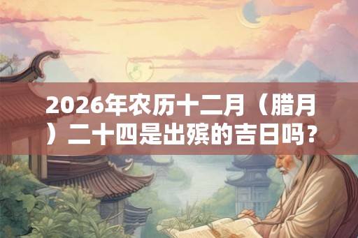 2026年农历十二月（腊月）二十四是出殡的吉日吗？