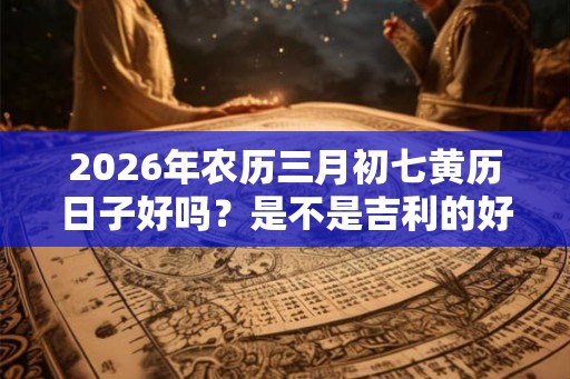 2026年农历三月初七黄历日子好吗?是不是吉利的好日子? 2026年农历三月初七黄历日子好吗?是不是吉利的好日子?