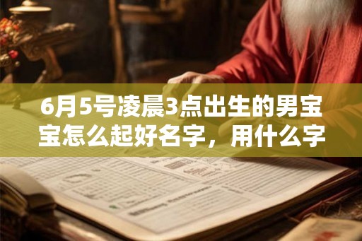 6月5号凌晨3点出生的男宝宝怎么起好名字,用什么字好 6月5号凌晨3点出生的男宝宝怎么起好名字,用什么字好
