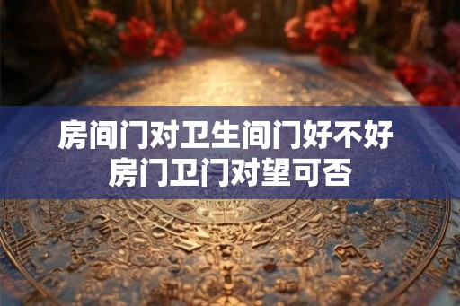 房间门对卫生间门好不好 房门卫门对望可否