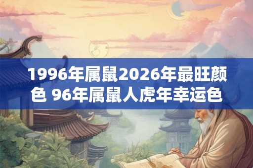 1996年属鼠2026年最旺颜色 96年属鼠人虎年幸运色