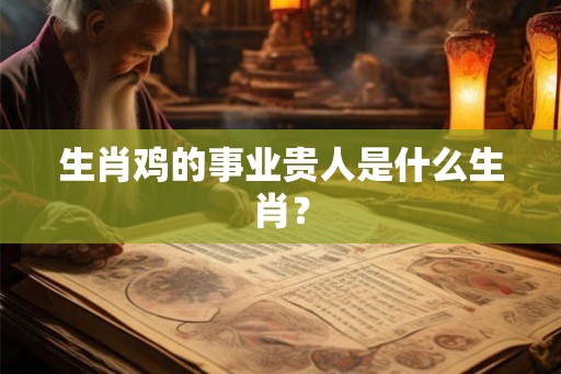 生肖鸡的事业贵人是什么生肖？