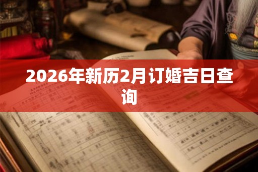 2026年新历2月订婚吉日查询