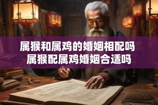 属猴和属鸡的婚姻相配吗 属猴配属鸡婚姻合适吗