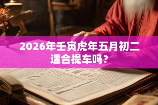 2026年壬寅虎年五月初二适合提车吗？