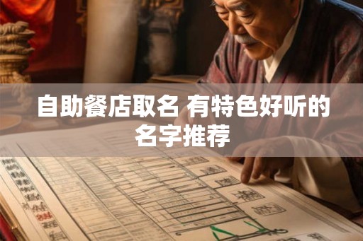 自助餐店取名 有特色好听的名字推荐