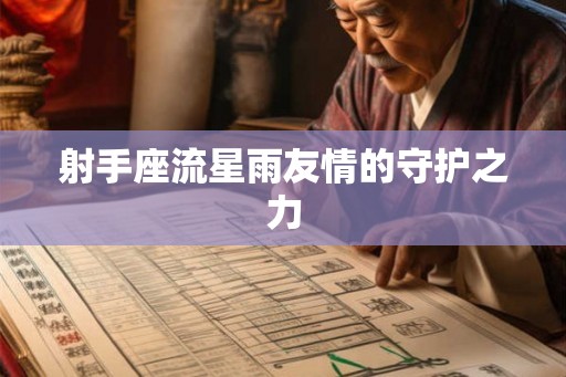 射手座流星雨友情的守护之力