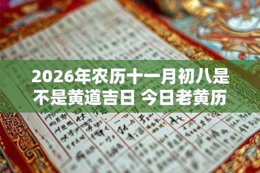 2026年农历十一月初八是不是黄道吉日 今日老黄历如何