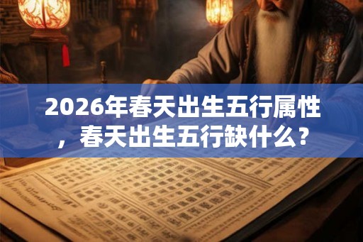 2026年春天出生五行属性,春天出生五行缺什么? 2026年春天出生五行属性,春天出生五行缺什么?