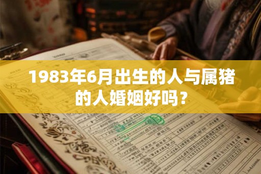 1983年6月出生的人与属猪的人婚姻好吗？