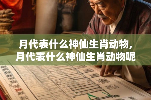 月代表什么神仙生肖动物,月代表什么神仙生肖动物呢