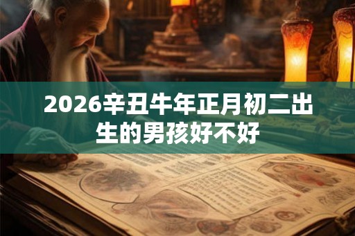 2026辛丑牛年正月初二出生的男孩好不好