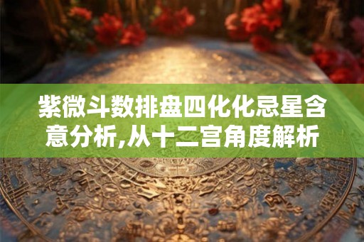 紫微斗数排盘四化化忌星含意分析,从十二宫角度解析忌星含义 紫微斗数排盘四化化忌星含意分析,从十二宫角度解析忌星含义