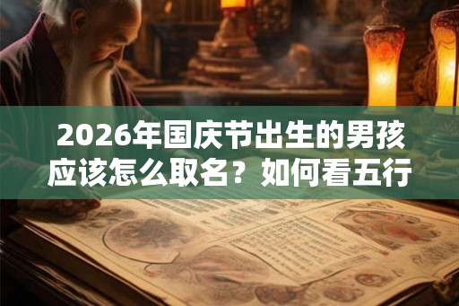 2026年国庆节出生的男孩应该怎么取名？如何看五行缺什么？