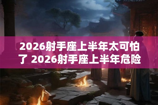 2026射手座上半年太可怕了 2026射手座上半年危险吗