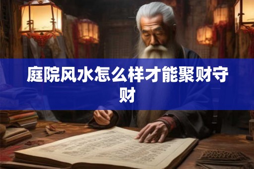庭院风水怎么样才能聚财守财