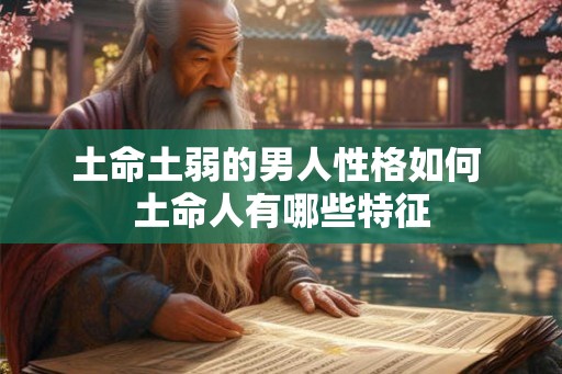 土命土弱的男人性格如何 土命人有哪些特征
