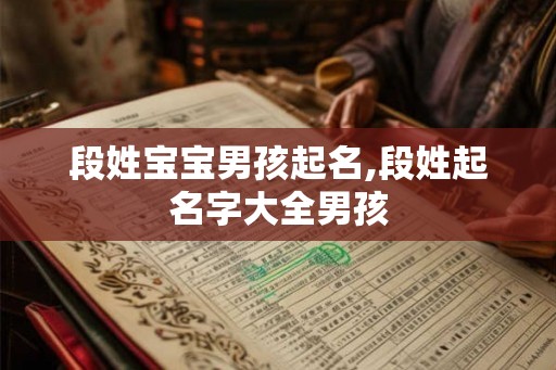 段姓宝宝男孩起名,段姓起名字大全男孩