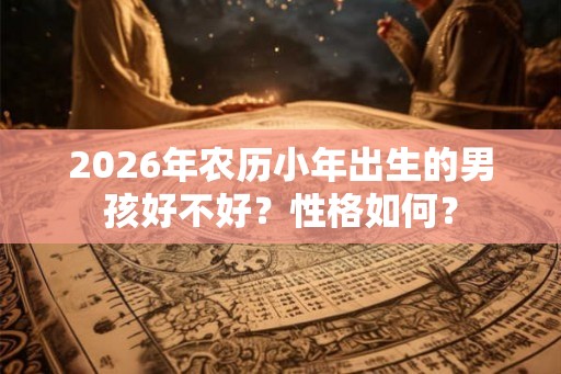 2026年农历小年出生的男孩好不好？性格如何？