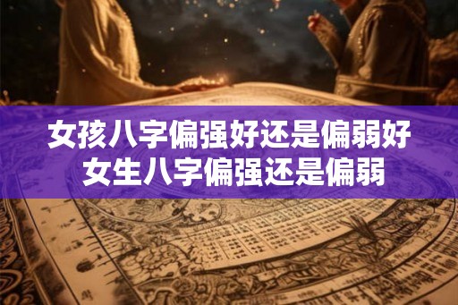 女孩八字偏强好还是偏弱好 女生八字偏强还是偏弱