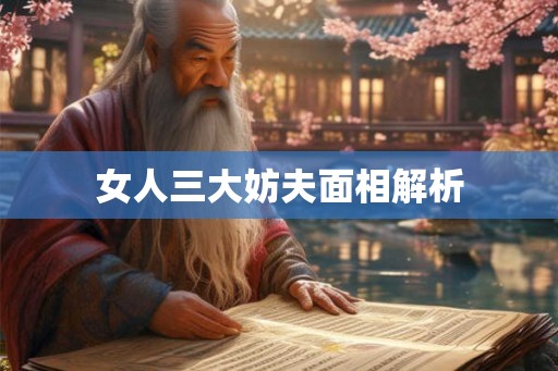 女人三大妨夫面相解析 女人三大妨夫面相解析
