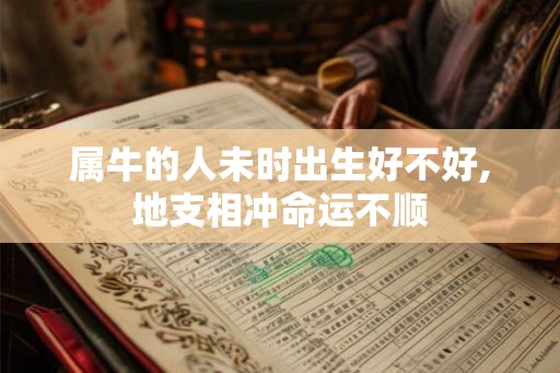 属牛的人未时出生好不好,地支相冲命运不顺
