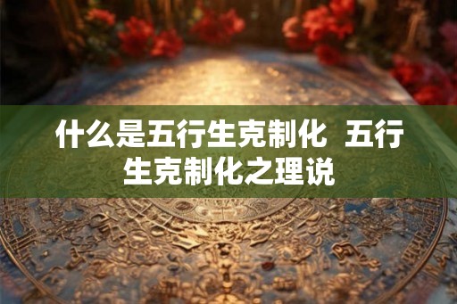 什么是五行生克制化  五行生克制化之理说