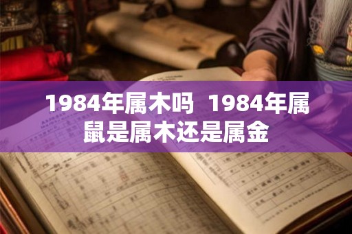 1984年属木吗  1984年属鼠是属木还是属金
