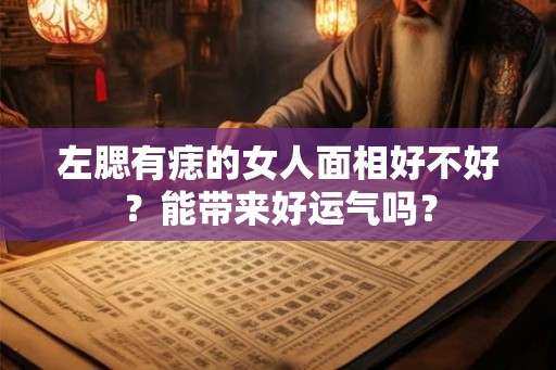 左腮有痣的女人面相好不好？能带来好运气吗？