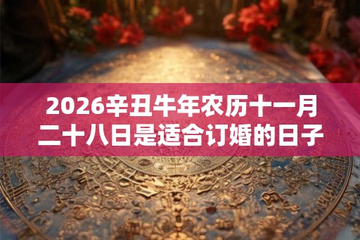 2026辛丑牛年农历十一月二十八日是适合订婚的日子吗？