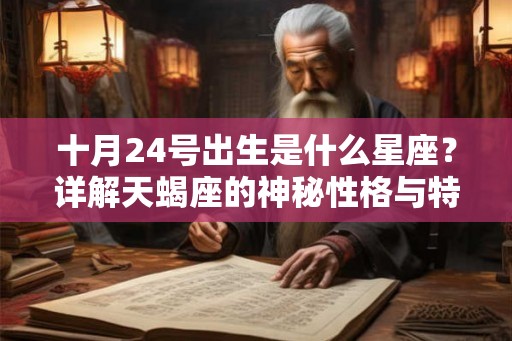 十月24号出生是什么星座？详解天蝎座的神秘性格与特点