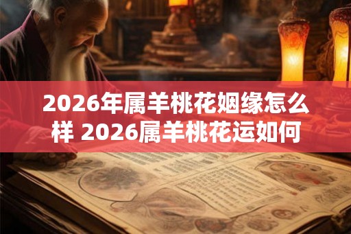 2026年属羊桃花姻缘怎么样 2026属羊桃花运如何