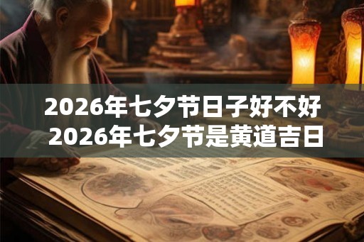 2026年七夕节日子好不好 2026年七夕节是黄道吉日吗