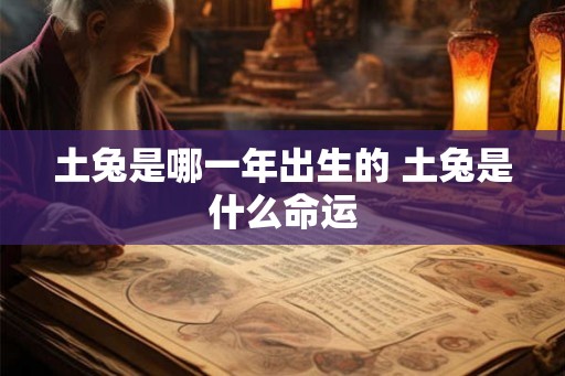 土兔是哪一年出生的 土兔是什么命运