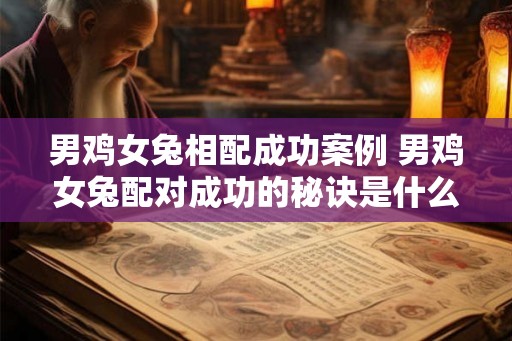 男鸡女兔相配成功案例 男鸡女兔配对成功的秘诀是什么